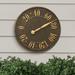 Finch Outdoor Wall Thermometer - Bronze - Grandin Road