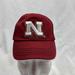 Adidas Accessories | Adidas Nebraska Cornhuskers Kids Baseball Cap Hat Red Embroidered Elastic Band | Color: Red | Size: Os