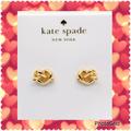 Kate Spade Jewelry | Kate Spade Love Me Knot Gold Stud Earrings ~ New | Color: Gold | Size: Os