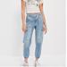 American Eagle Outfitters Jeans | American Eagle Super High Waisted Denim Cargo Joggers | Color: Blue | Size: 00