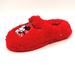 Disney Shoes | Disney Minnie Mouse Womens Slip On Slipper Red Faux Fur Flat Round Toe S 5-6 | Color: Red | Size: S 5-6