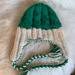 American Eagle Outfitters Accessories | American Eagle Aeo Green Cable Double Knit Beanie Hat | Color: Green | Size: Os