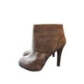 Jessica Simpson Shoes | Jessica Simpson Women's Size 9 M Gray Suede Side Zip High Heel Ankle Boots | Color: Gray | Size: 9