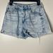 American Eagle Outfitters Shorts | American Eagle Outfitters Jean Shorts Blue Distressed Women’s Size 2 | Color: Blue | Size: 2