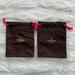 Kate Spade Bags | Kate Spade | (2) Jewelry Dust Bags | Color: Brown/Pink | Size: Os