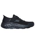 Skechers Men's Slip-ins: Max Cushioning Hyper Craze Sneaker | Size 8.5 | Black | Textile/Synthetic | Vegan | Machine Washable | Hyper Burst