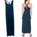 Athleta Dresses | Athleta Womens Getaway Racerback Lounge Maxi Dress Size S Constellation Blue | Color: Blue | Size: S