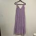 Free People Dresses | Free People Frankie Pintuck Maxi Dress Lavender Size Small | Color: Purple | Size: S