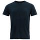 Devold - Hareid Merino 200 Tee V-Neck - Merinoshirt Gr L;M;XL blau;schwarz/blau