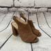 Michael Kors Shoes | Michael Kors Suede Sling Back Block Heel Pump Brown Size 6.5 | Color: Brown | Size: 6.5