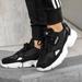 Adidas Shoes | Adidas Falcon Sneakers - Size 8 - G56-9 | Color: Black/White | Size: 8