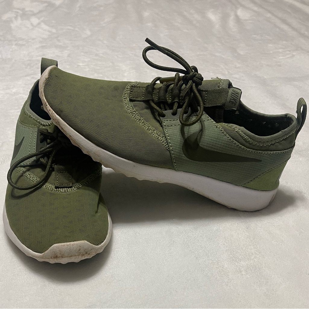 Nike Shoes | Army Green Nike Tennis Shoes | Color: Green/White | Size: 6.5