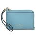 Kate Spade Accessories | Kate Spade Card Holder With Keyring And Wrist Strap In Smoky Blue | Color: Blue | Size: Os