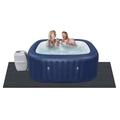 VEVOR Poolunterlage 500 g/m² Whirlpool Matte 1905 x 1905 x 2,4 mm Bodenplane Filz & PE Bodenschutz Pool Unterlegmatte Schutzmatte Bodenplatte Bodenschutzplane Poolteppich Filzmatte Bodenmatte