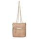 Kate Lee Damen Tasche aus Leder Ledertasche M Kacy Ecru se, Elfenbein