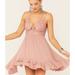 Free People Dresses | Free People Women's Adella Slip Dress | Color: Pink | Size: Xs