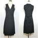 Athleta Dresses | Athleta Women's Black Sleeveless V- Neck Stretchy Wrap Dress, Size Small | Color: Black | Size: S