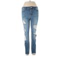 Cello Jeans Jeans - Mid/Reg Rise: Blue Bottoms - Women's Size 13