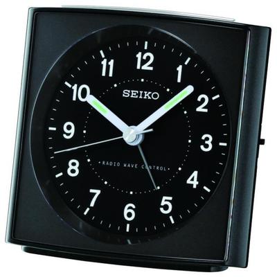 Funkwecker SEIKO "QHR022K" Wecker schwarz Funkwecker