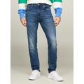 Straight-Jeans TOMMY HILFIGER "STRAIGHT DENTON STR" Gr. 32, Länge 34, diego Herren Jeans Straight Fit