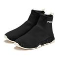 Sneaker FCUK Gr. 37, schwarz (schwarz, weiß) Damen Schuhe Boots