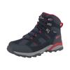 Wanderschuh JACK WOLFSKIN "TRAIL HIKER TEXAPORE MID K", Gr. 34, blau (night blau), Leder, Textil, sportlich, Schuhe, wasserdicht
