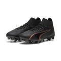 Fußballschuh PUMA "ULTRA PRO FG/AG Fußballschuhe Herren" Gr. 43, rosa (black copper rose metallic) Schuhe Fußball Stollenschuhe