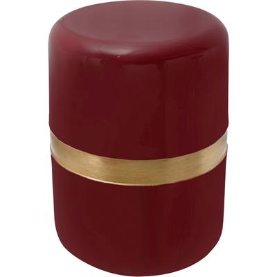 Beistelltisch KAYOOM "Art Deco 475, Abstelltisch aus Metall,funktional und stabil", lila (pflaume, gold, pink), B:36cm H:47cm T:36cm, 100% Eisen, Tische, Dekorativ, glanzvolle Lackierung, stilvolles Design Image