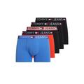 Trunk TOMMY HILFIGER UNDERWEAR "5P TRUNK" Gr. XXL (56), schwarz (blk, blk, ht heat, empr blu, blk) Herren Unterhosen