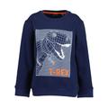 Sweatshirt BLUE SEVEN "Blue Seven Jungen DINOS" Gr. 116, blau (564, ultramarin) Mädchen Sweatshirts