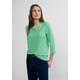 3/4-Arm-Shirt CECIL Gr. L (42), grün (celery green) Damen Shirts V-Shirts