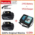 Makita-Chargeur de batterie Eddie ion 100% d'origine 6 0 Ah 18V DC18RF BL1840 BL1830