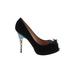 Giuseppe Zanotti Heels: Pumps Stilleto Cocktail Party Black Print Shoes - Women's Size 36 - Round Toe