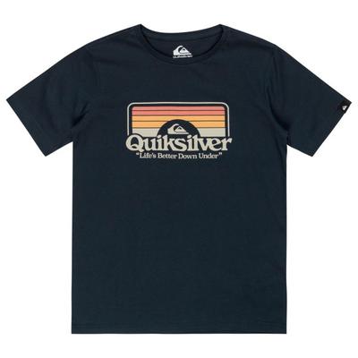 Quiksilver - Kid's Step Inside S/S - T-Shirt Gr 8 blau