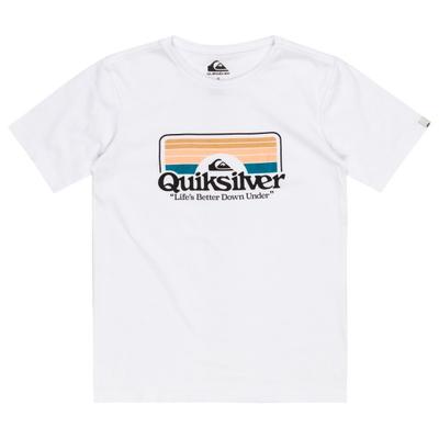 Quiksilver - Kid's Step Inside S/S - T-Shirt Gr 8 weiß