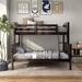 Harriet Bee Javareon Twin over Full Standard Bunk Bed by Furniture of America in Brown | Wayfair FFDDED975F0B48119509375B6274A649