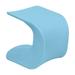 Ecr4kids Wave Seat, 18In - 19.6In Seat Height, Perch Stool, Cyan Plastic in Blue | 19.6 H x 16.3 W x 21.1 D in | Wayfair ELR-15851-CY