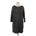 Lilis Closet Casual Dress - Shift: Gray Dresses - Women's Size Medium
