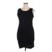 Leith Casual Dress - Bodycon Scoop Neck Sleeveless: Black Print Dresses - Women's Size X-Large