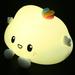 White Abs Silica Gel Kids Gift Night Lights Sea Lion Silicone Lamp Battery Baby Child