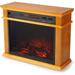 1500 Watt Portable Electric Infrared Quartz Fireplace Heater For Indoor Use With 3 Heating And Control Brown