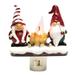 Roman 75356 - 5.25 Gnome Campfire Christmas Night Light (5.25 H GNOME CAMFIRE NIGHT LIGHT FLICKER BULB SWIVEL PLUG)