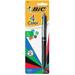 BIC 4-Color Grip Ballpoint Pen
