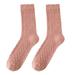 EHQJNJ Women Autumn and Winter Matching Thickened Warm Mid Tube Socks Women Thick Socks Pilates Socks with Grips for Women Boot Socks for Women Knee High Cute Ankle Socks for Women