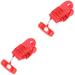 Running Machine Accessories Emergency Stop Switch Treadmill Magnetic Key Replacement Button Red 2 Pieces