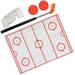 1 Set of Ice Hockey Pucks Ice Hockey Set Ice Hockey Table Accessories Plastic Ice Hockey Toy