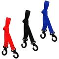 Ski Boot Strap Straps Fixing Carrier Outdoor Leash Portable with Hook Nylon 3 Pcs