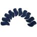 Whoamigo 10Pcs Neoprene Golf Iron Head Covers Golf Wedge Covers Iron Putter Headcovers