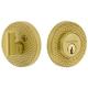 Viaggio Clomhmclo_Sc_234 Circolo Hammered Solid Brass Round Rosette Single Cylinder