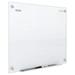 Quartet Magnetic Glass Dry Erase White Board 2 x 1-1/2 Whiteboard Infinity Frameless Mounting White Surface (G2418W)